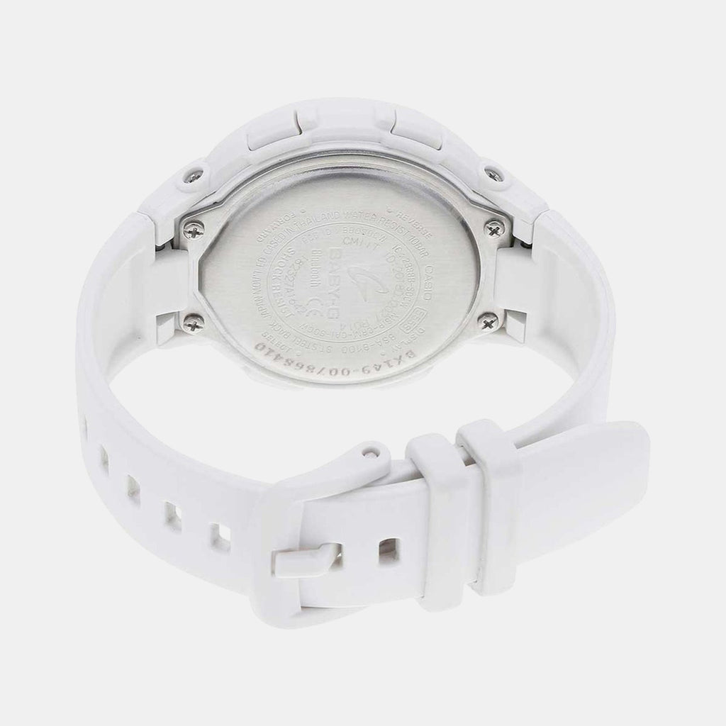 Baby-G Women Quartz White Dial Analog-Digital Resin Watch BX149