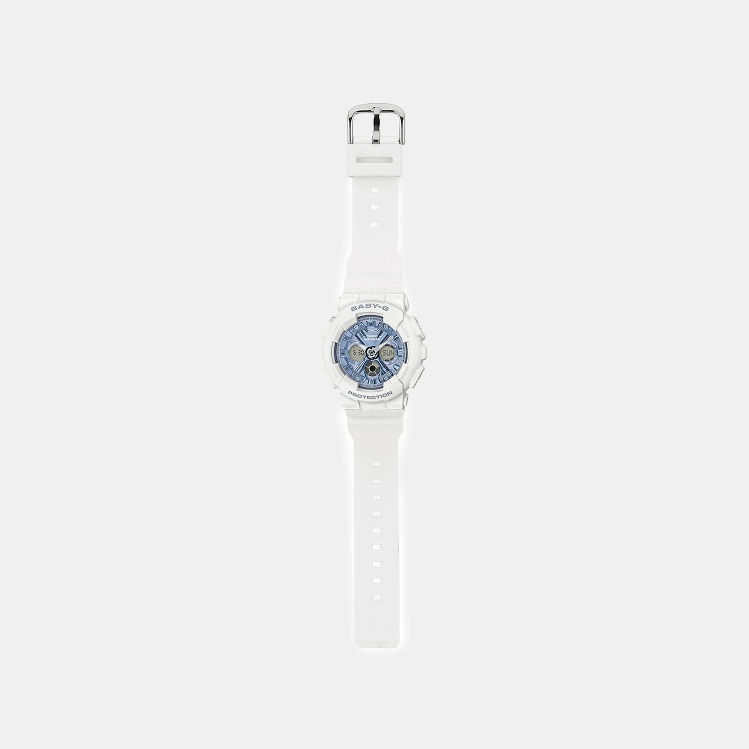 Baby-G Women Quartz Blue Dial Analog-Digital Resin Watch BX169