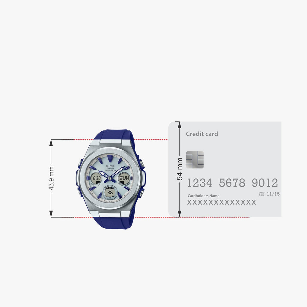 Baby-G Women Quartz Silver Dial Analog-Digital Resin Watch BX184