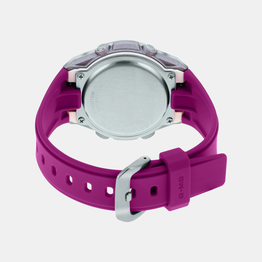 Baby-G Women Quartz Silver Dial Analog-Digital Resin Watch BX185