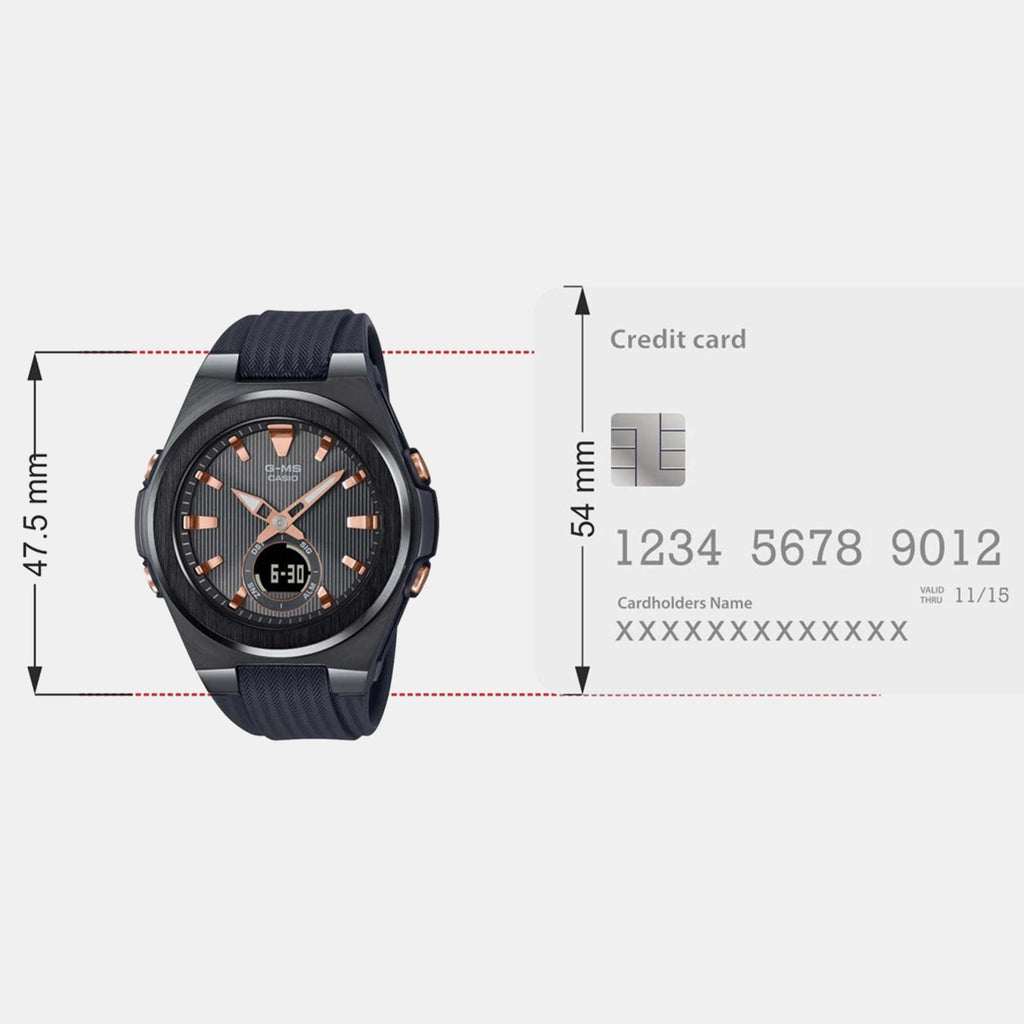 Baby-G Women Quartz Black Dial Analog-Digital Resin Watch BX192