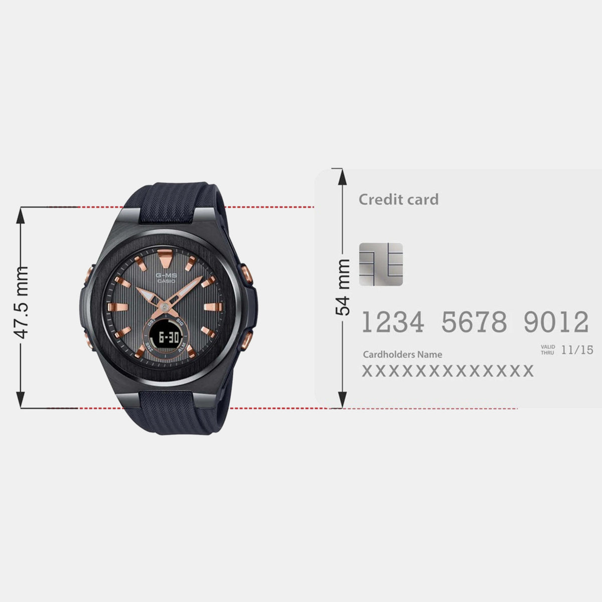 Baby-G Women Quartz Black Dial Analog-Digital Resin Watch BX192