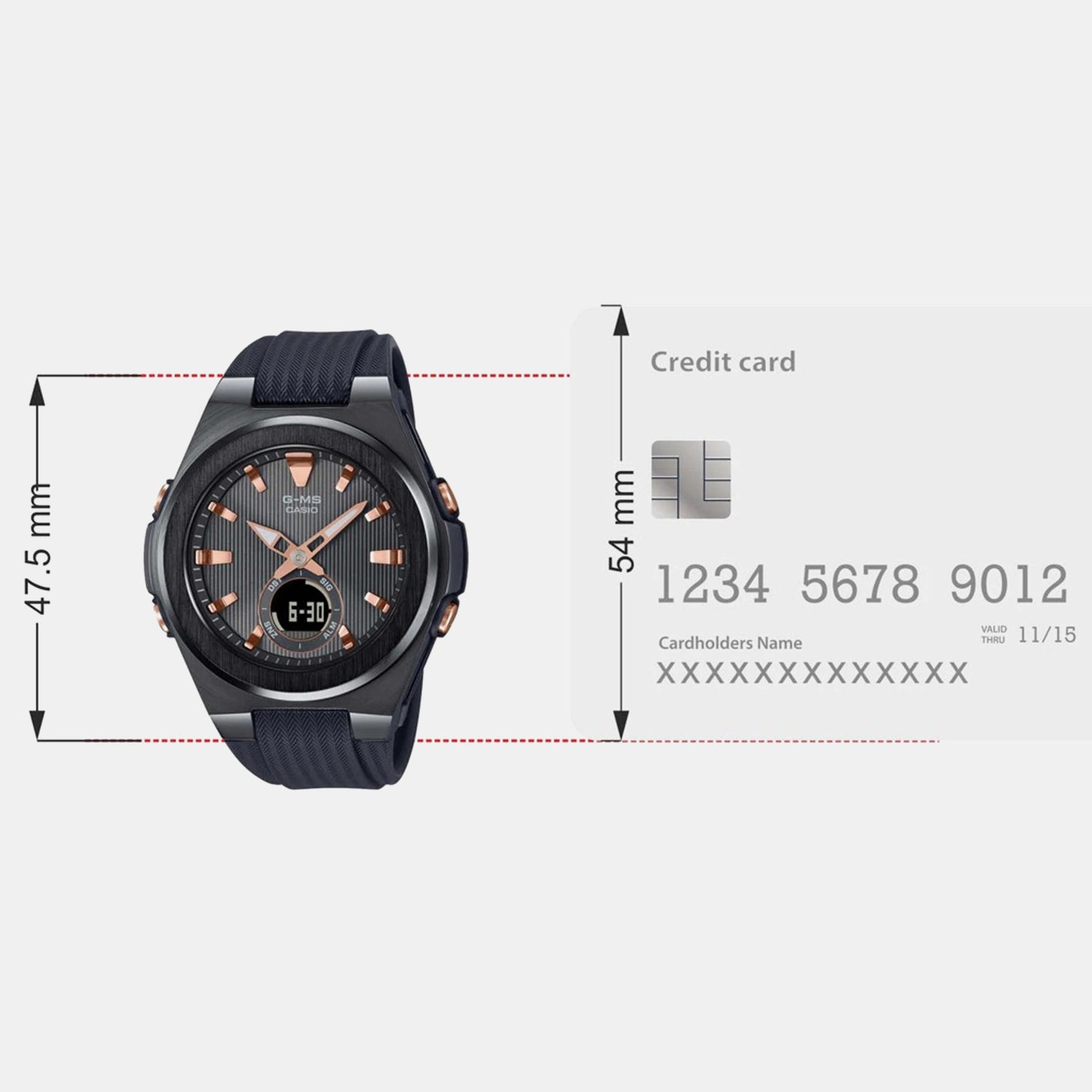 Baby-G Women Quartz Black Dial Analog-Digital Resin Watch BX192