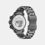 Promaster Eco-Drive Men Quartz Black Dial Chronograph Stainless Steel Watch BY3005-56G