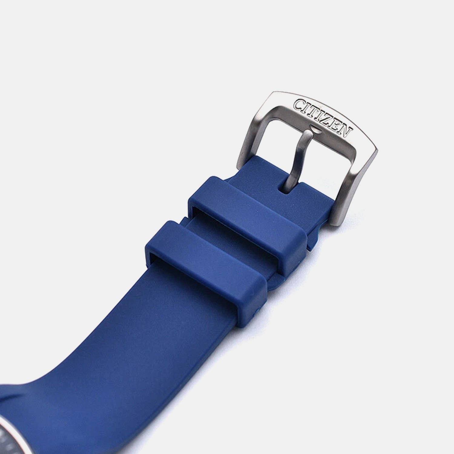 Men Quartz Blue Dial Analog Rubber Watch BZ4000-07L