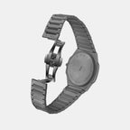Blade Ultra Slim-GM Men Quartz Black Dial Analog Stainless Steel Watch