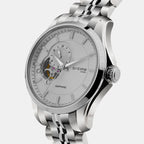 Men Automatic Grey Dial Analog Metal Watch 166-M11501