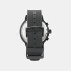 Men Quartz Eco-Drive Grey Dial Chronograph Rubber Watch CA4405-17H