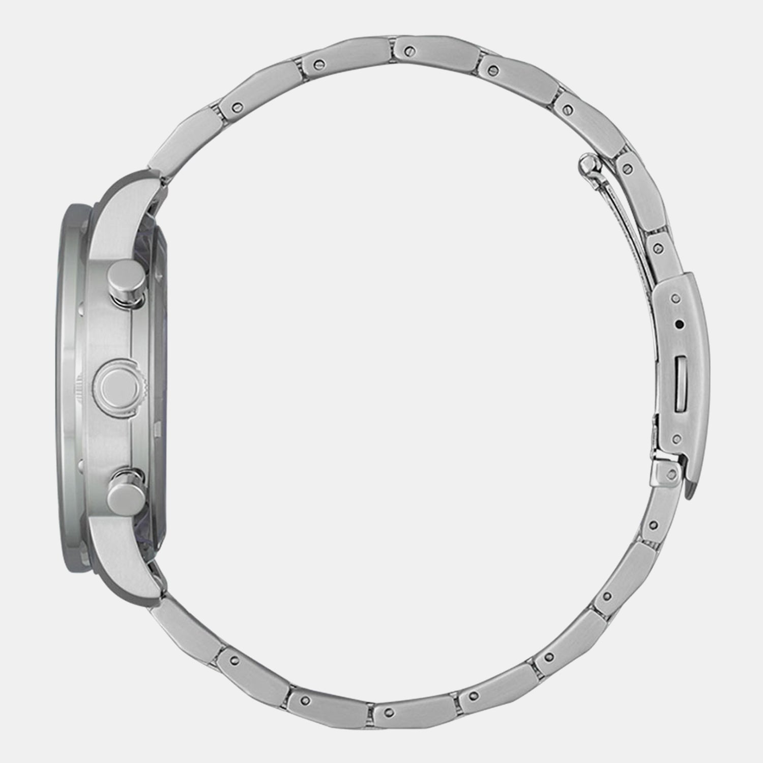 Eco-Drive Men Quartz Black Dial Chronograph Stainless Steel Watch CA4500-83E