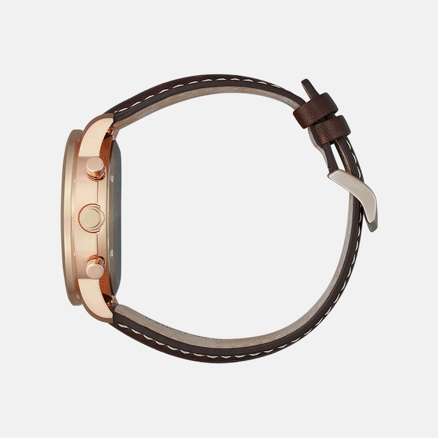 Eco-Drive Men Eco-Drive Blue Dial Chronograph Leather Watch CA4503-18L