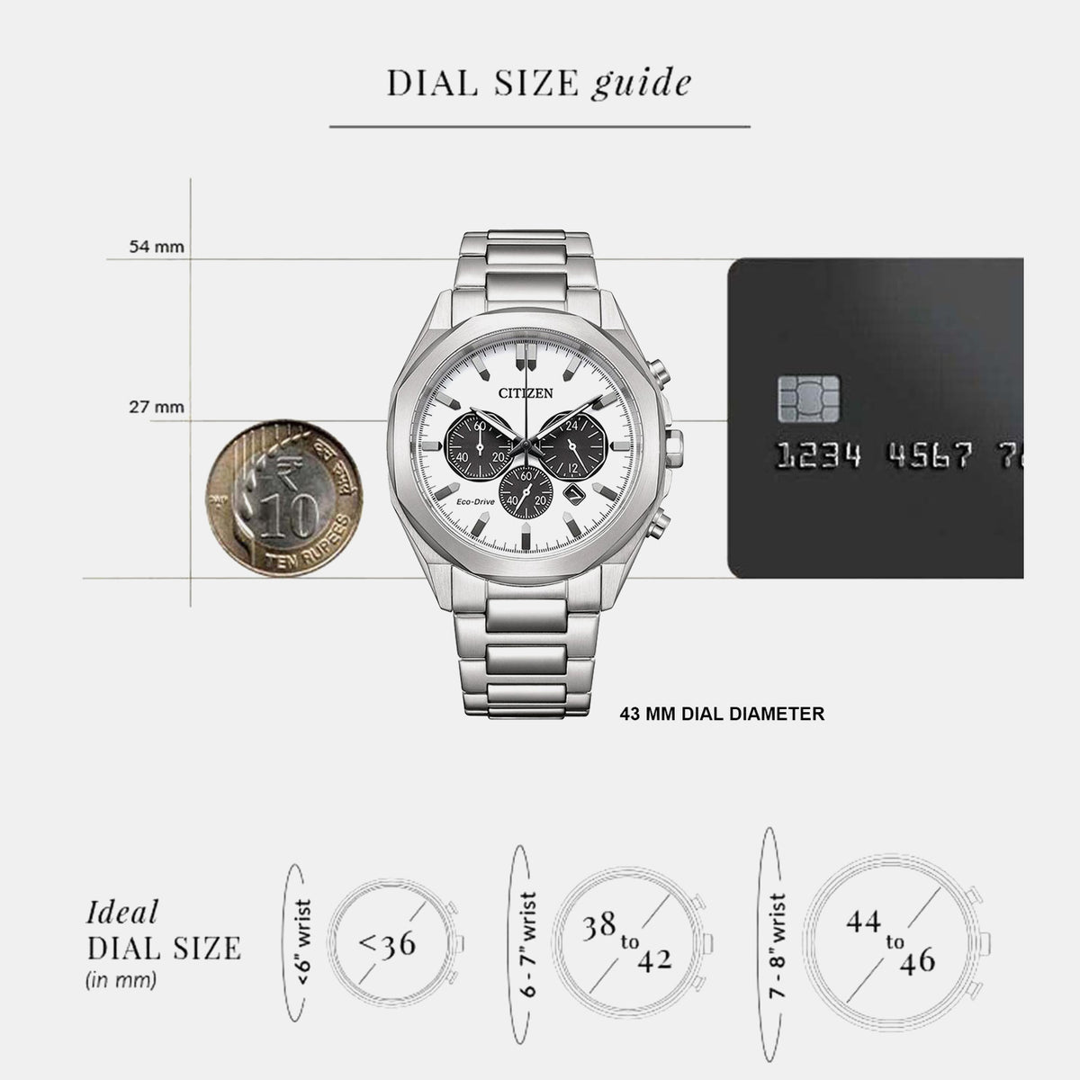 Men Quartz White Dial Chronograph Stainless Steel Watch CA4590-81A