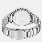 Eco-Drive Men Eco-Drive White Dial Chronograph Stainless Steel Watch CA4590-81A