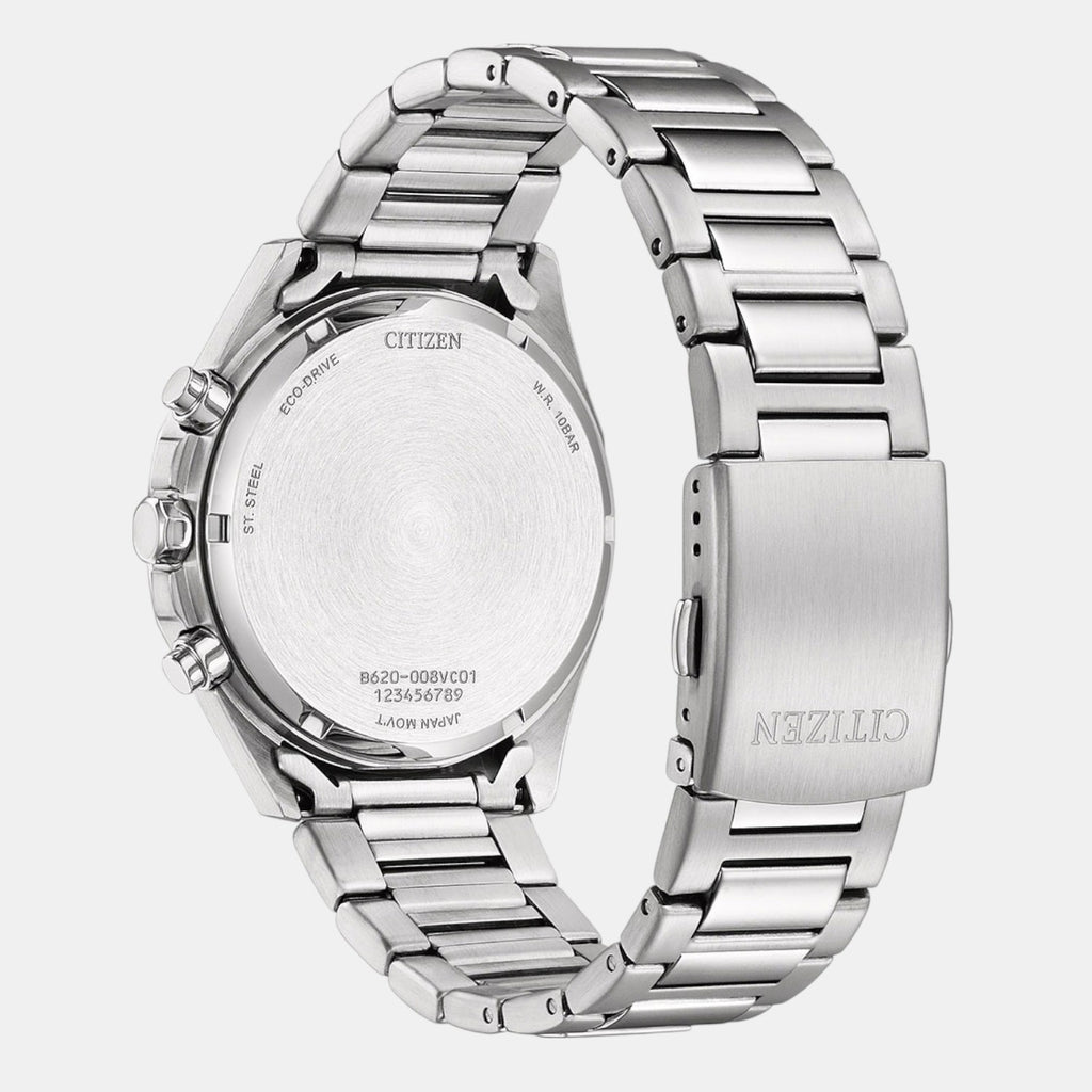 Eco-Drive Men Eco-Drive Blue Dial Analog Stainless Steel Watch CA4590-81L