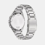 Eco-Drive Men Eco-Drive Green Dial Chronograph Stainless Steel Watch CA4590-81X