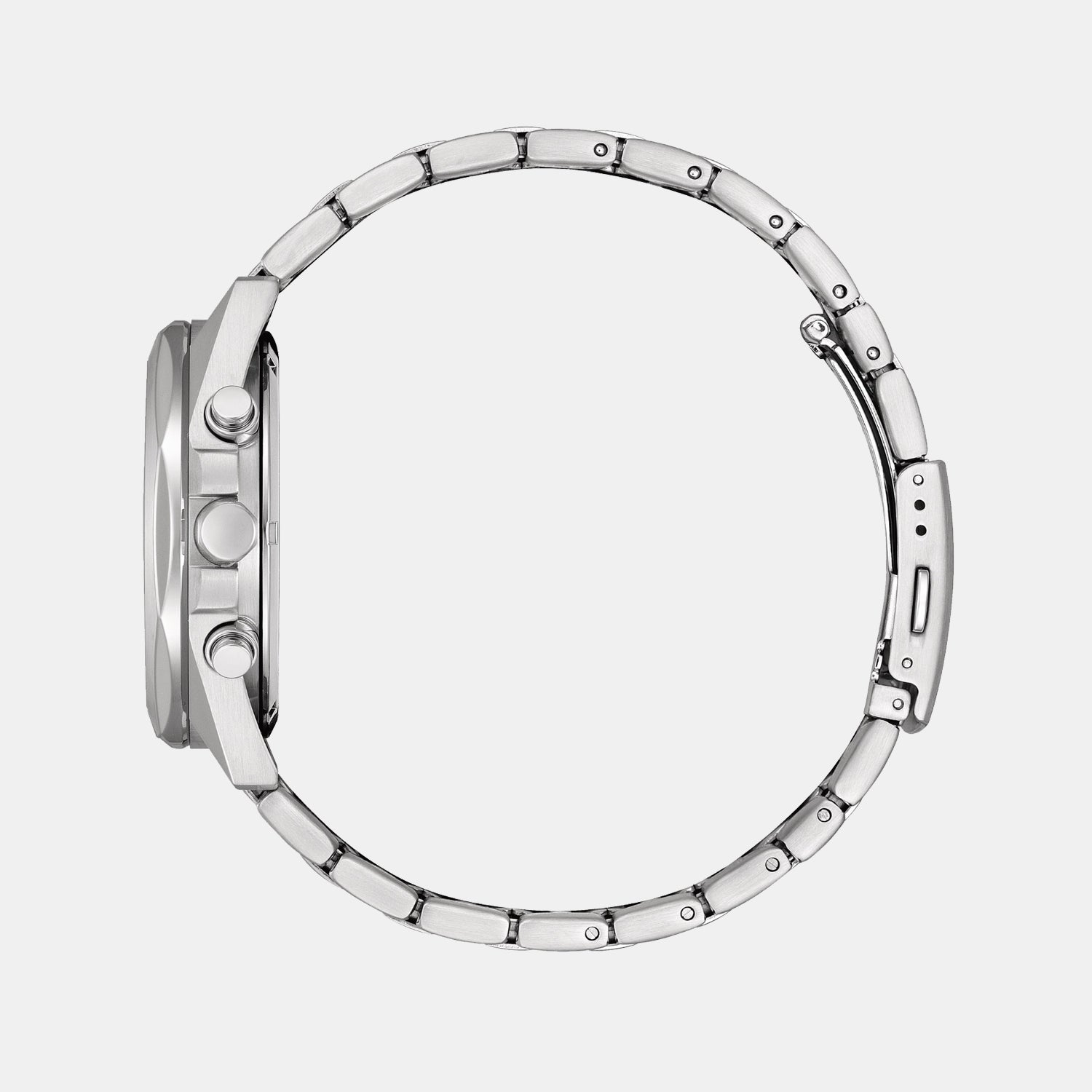 Eco-Drive Men Eco-Drive Green Dial Chronograph Stainless Steel Watch CA4590-81X