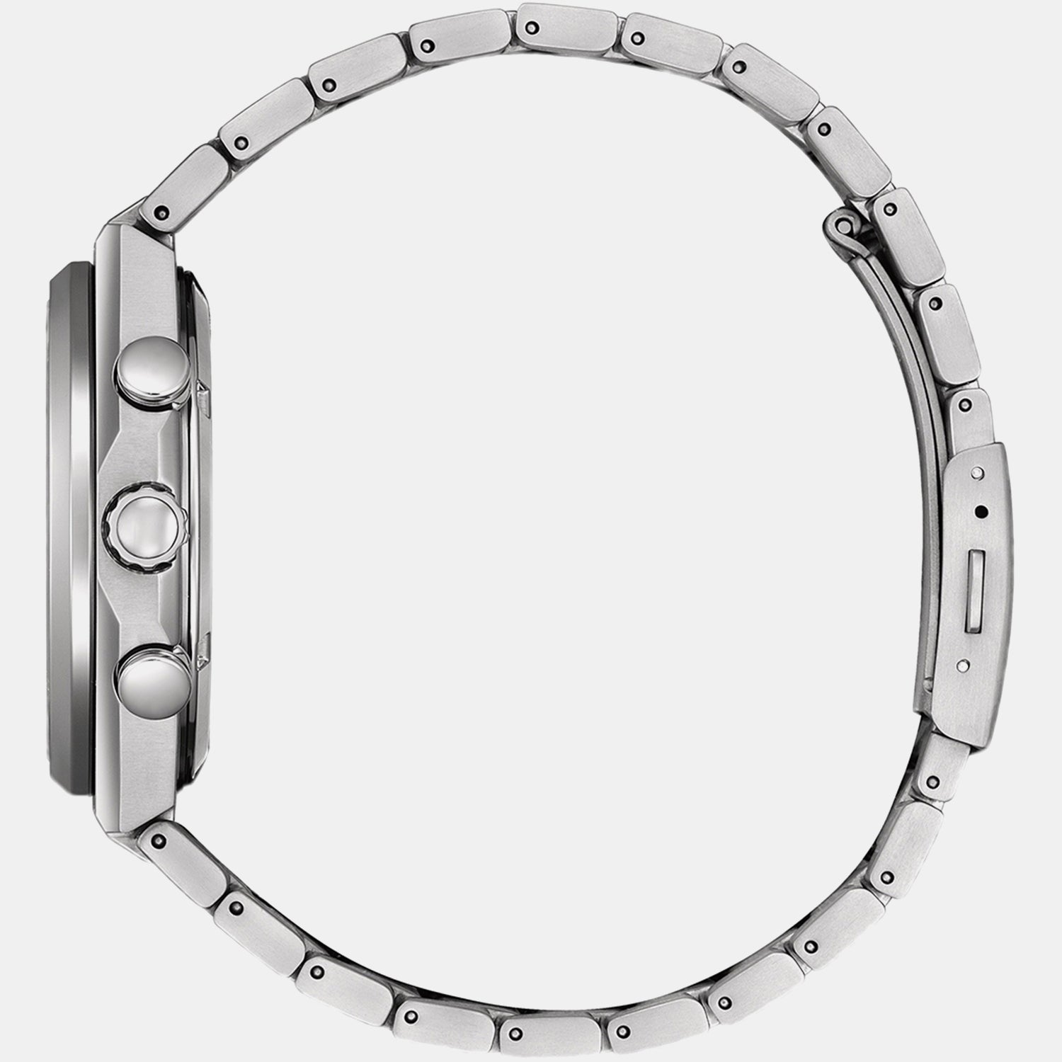 Zenshin Men Eco-Drive Teal Dial Chronograph Titanium Watch CA4610-85X