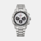 Promaster Sky Men Eco-Drive White Dial Chronograph Stainless Steel Watch CA4660-61A