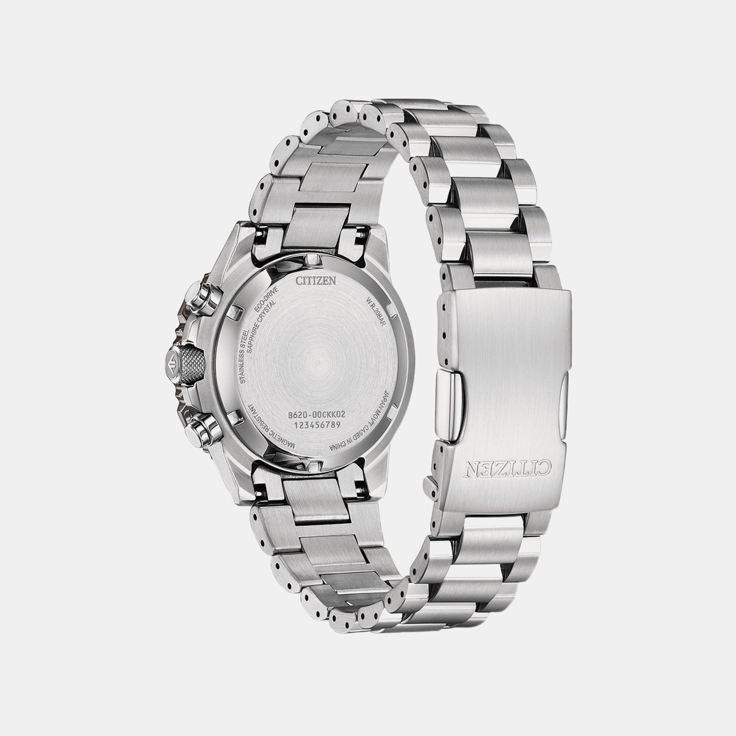 Promaster Men Quartz Peach Dial Chronograph Stainless Steel Watch CA4664-60X