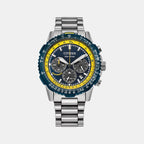 Promaster Air Navihawk Men Eco-Drive Blue Dial Chronograph Stainless Steel Watch CA4667-53L