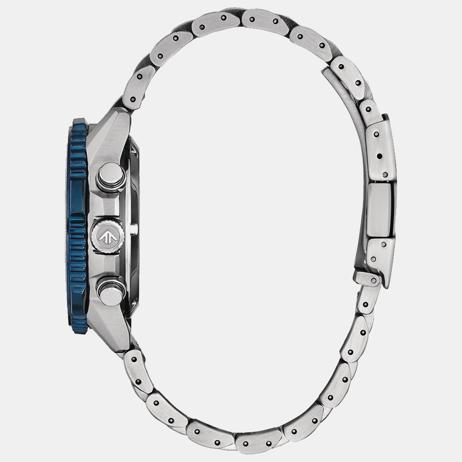 Promaster Air Navihawk Men Eco-Drive Blue Dial Chronograph Stainless Steel Watch CA4667-53L