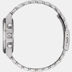 Zenshin Men Quartz Silver Dial Chronograph Stainless Steel Watch CA4690-51A