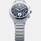 Zenshin Men Eco-Drive Blue Dial Chronograph Titanium Watch CA4691-59L