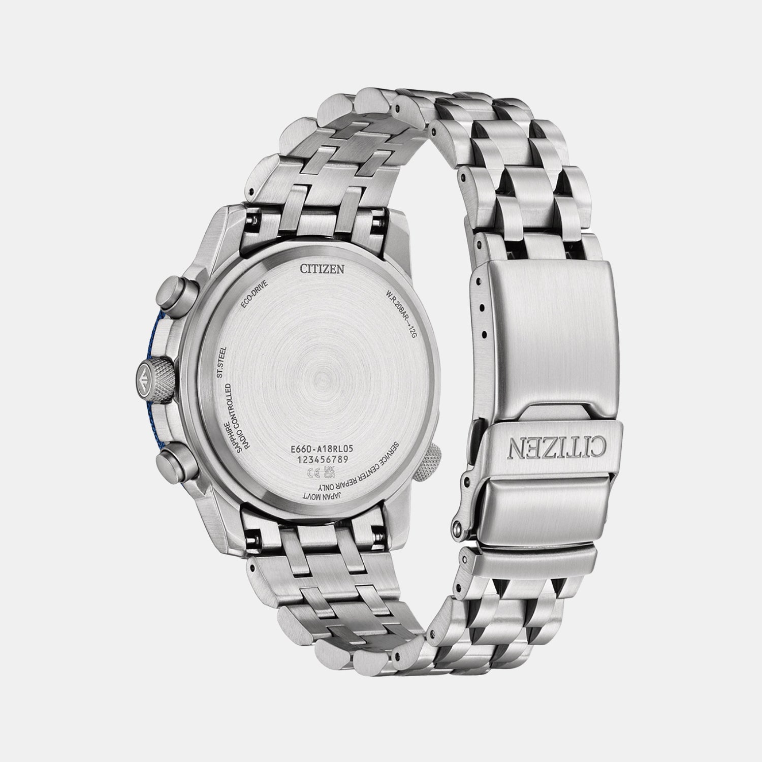 Promaster Men Eco-Drive Black Dial Chronograph Stainless Steel Watch CB5866-55E