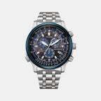 Promaster Men Eco-Drive Black Dial Chronograph Stainless Steel Watch CB5866-55E