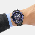 Attesa Men Quartz Blue Dial Chronograph Titanium Watch CC4059-64L