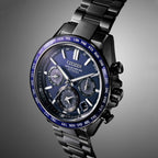 Attesa Men Quartz Blue Dial Chronograph Titanium Watch CC4059-64L