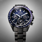 Attesa Men Quartz Blue Dial Chronograph Titanium Watch CC4059-64L