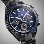 Attesa Men Quartz Blue Dial Chronograph Titanium Watch CC4059-64L