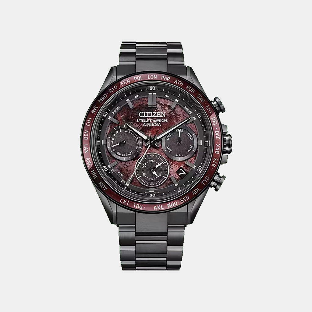 Attesa Men Quartz Multicolour Dial Chronograph Titanium Watch CC4077-71Z