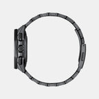 Men Quartz Black Dial Analog Stainless Steel Watch CC4105-69E