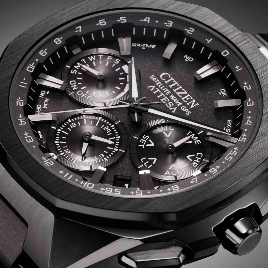 Men Quartz Black Dial Analog Stainless Steel Watch CC4105-69E