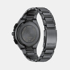 Men Quartz Black Dial Analog Stainless Steel Watch CC4105-69E