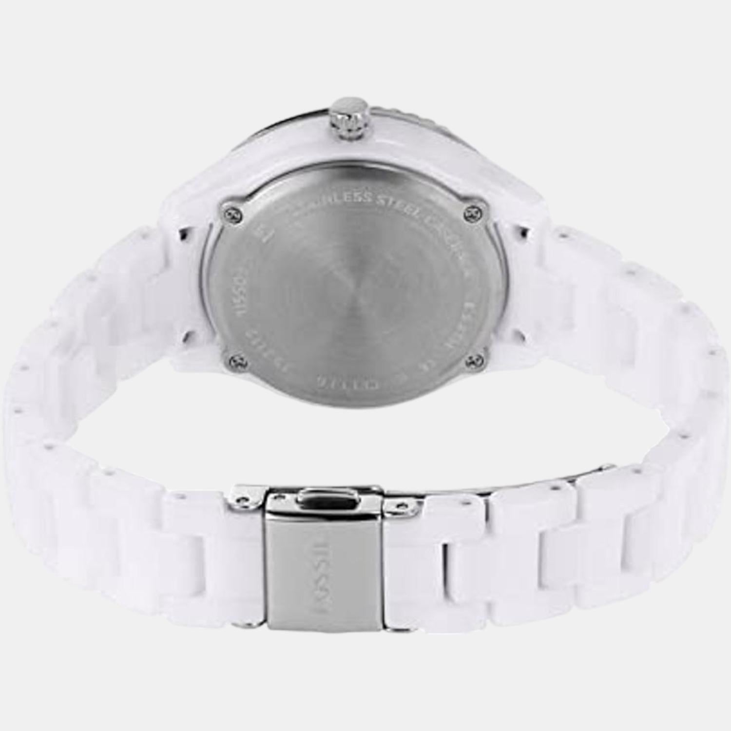Fossil Women Round White watch