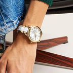 Gilmore Quartz Women White Dial Analog Ceramic Watch CE1131