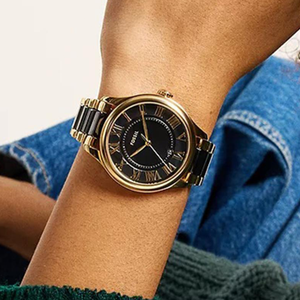 Gilmore Quartz Women Black Dial Analog Ceramic Watch CE1132