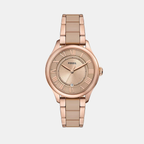 Gilmore Quartz Women Rose Gold Dial Analog Ceramic Watch CE1133