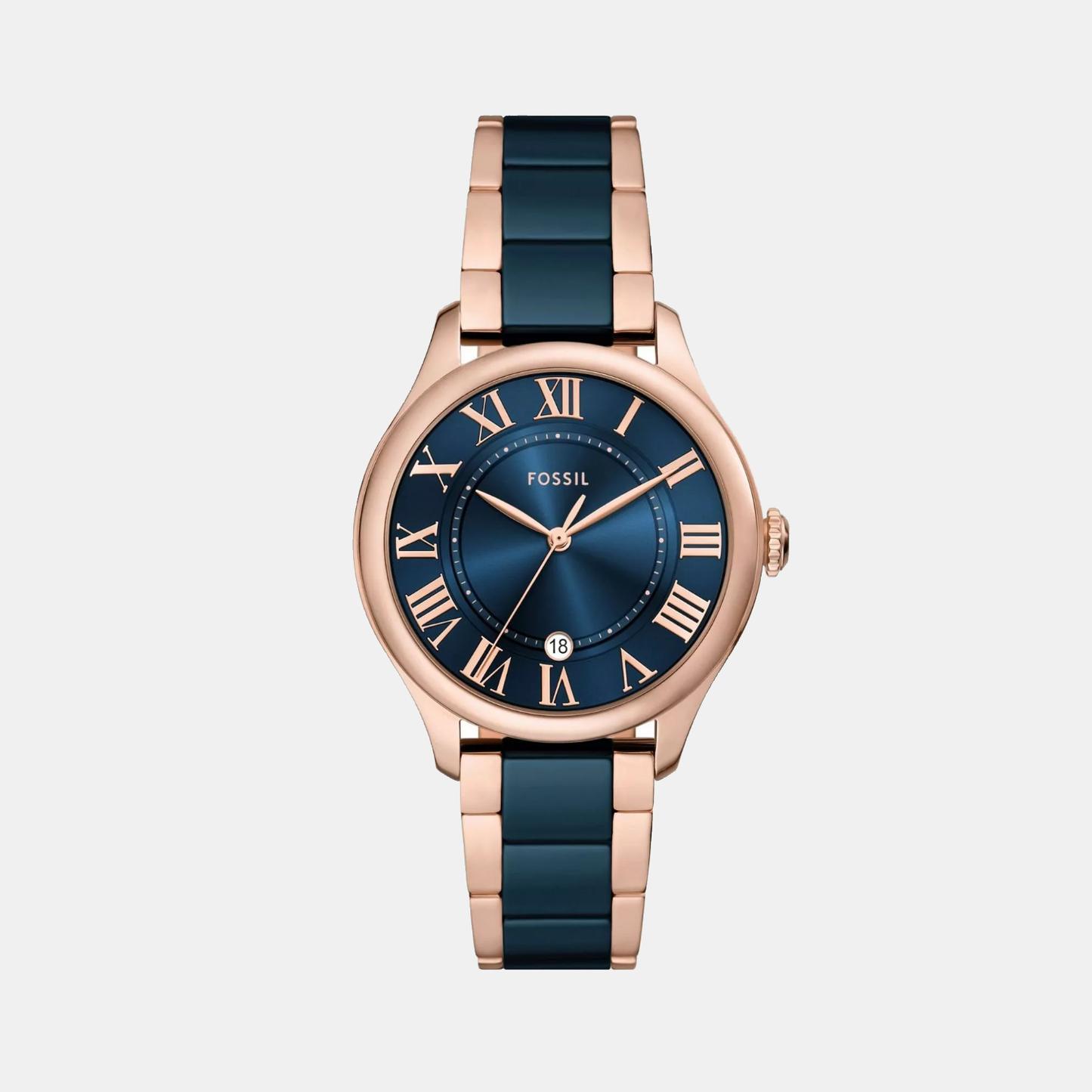 Gilmore Quartz Women Navy Blue Dial Analog Ceramic Watch CE1134