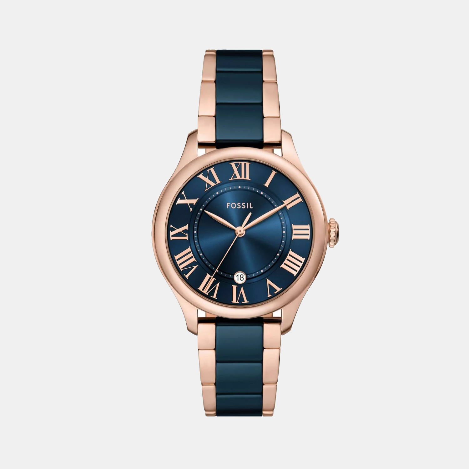 Gilmore Quartz Women Navy Blue Dial Analog Ceramic Watch CE1134