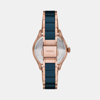 Gilmore Quartz Women Navy Blue Dial Analog Ceramic Watch CE1134