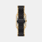Raquel Women Quartz Black Dial Analog Stainless Steel Watch CE1135