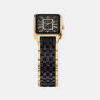 Raquel Women Quartz Black Dial Analog Stainless Steel Watch CE1135