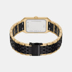 Raquel Women Quartz Black Dial Analog Stainless Steel Watch CE1135