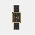 Raquel Women Quartz Black Dial Analog Stainless Steel Watch CE1135