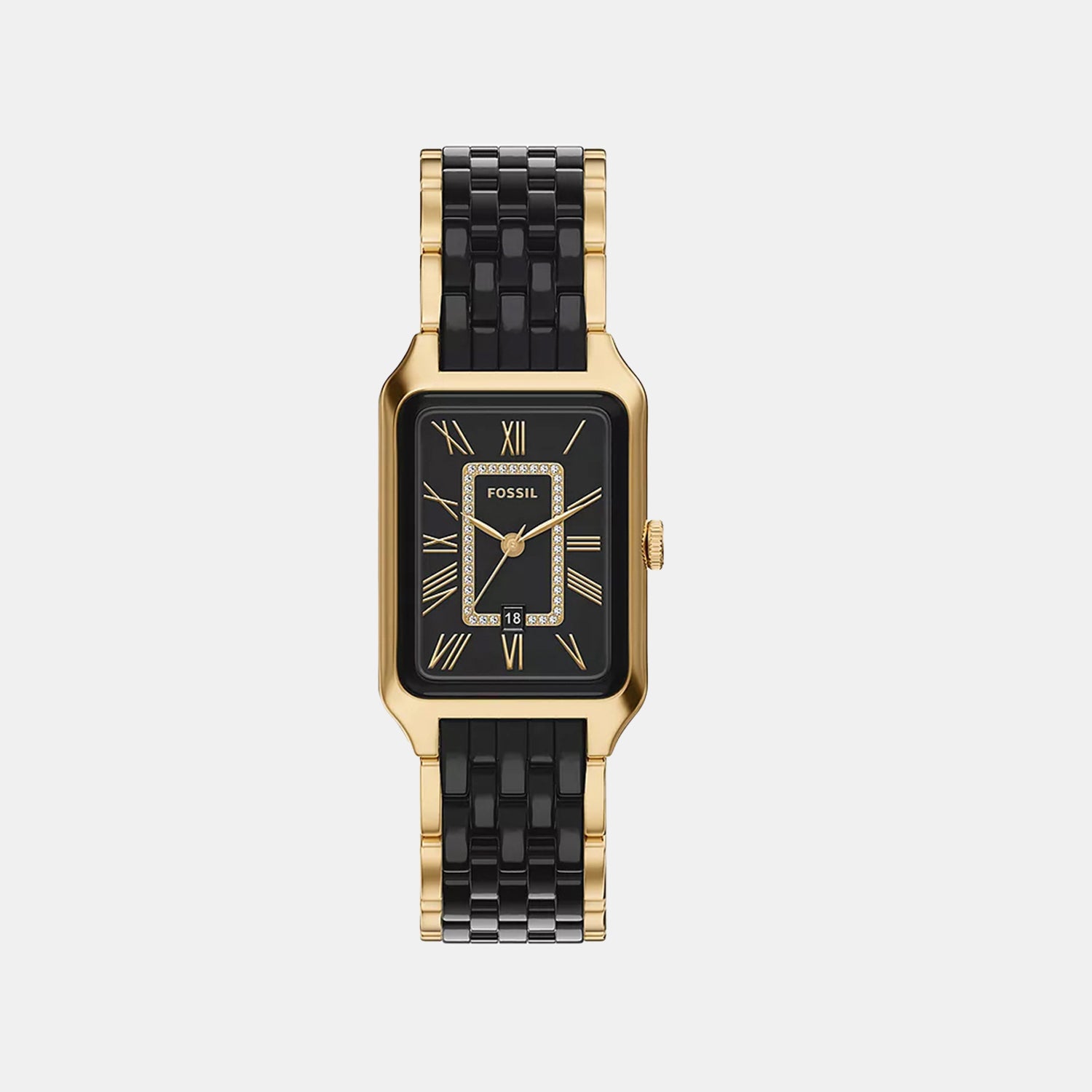 Raquel Women Quartz Black Dial Analog Stainless Steel Watch CE1135