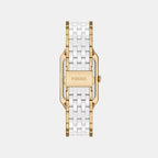 Raquel Women Quartz White Dial Analog Stainless Steel Watch CE1136