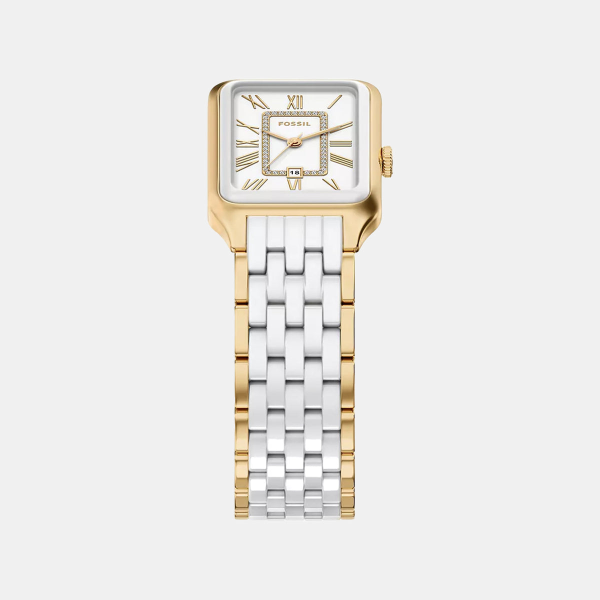 Raquel Women Quartz White Dial Analog Stainless Steel Watch CE1136